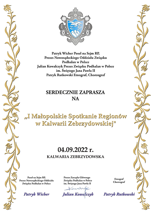 I Małopolskie Spotkanie Regionów w Kalwarii Zebrzydowskiej