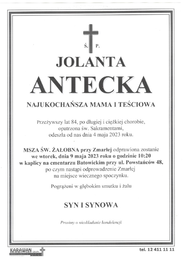 Zmarła Jolanta Antecka, była działaczka ZP/O Zakopane i ZP/O Kraków