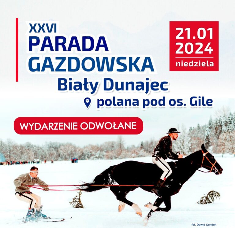 Parada Gazdowska w Biały Dunajcu – ODWOŁANA