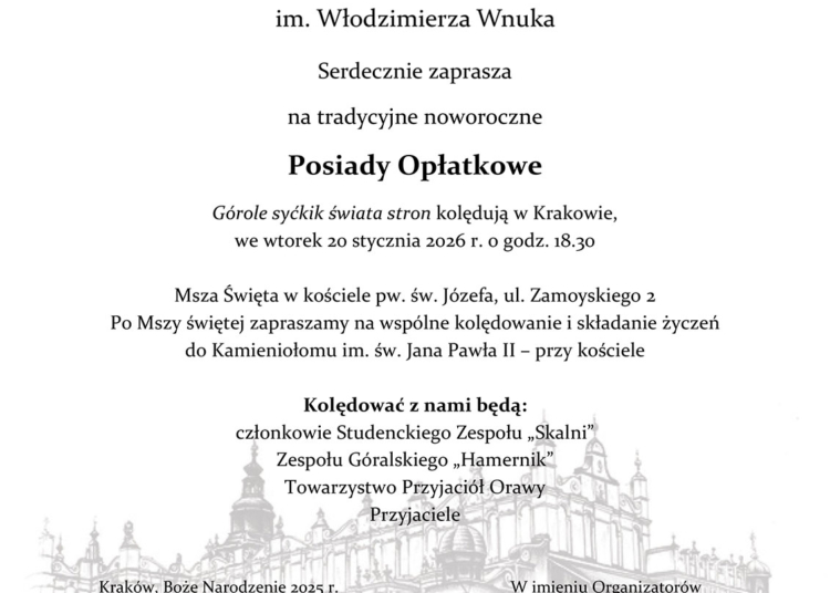 Opłatek Krakowskiego Oddziału ZP